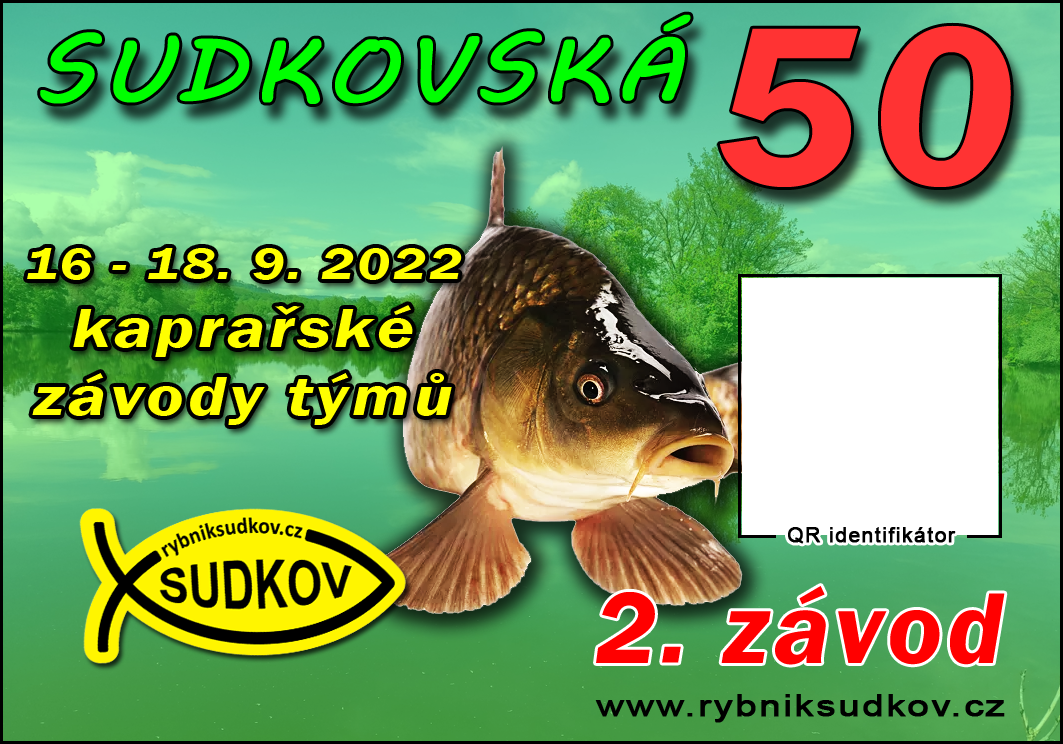 Sudkovská 50 - 2 závod - startovné
